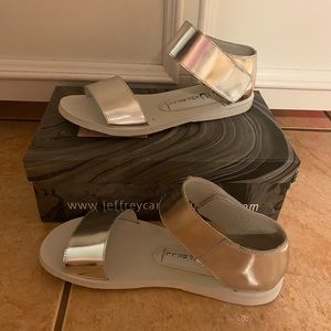 Jeffrey Campbell Silver Sandals